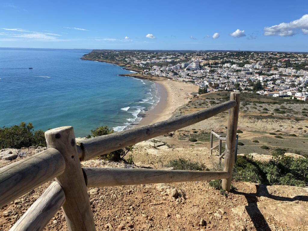 Overlooking Luz in the Algarve of Portugal